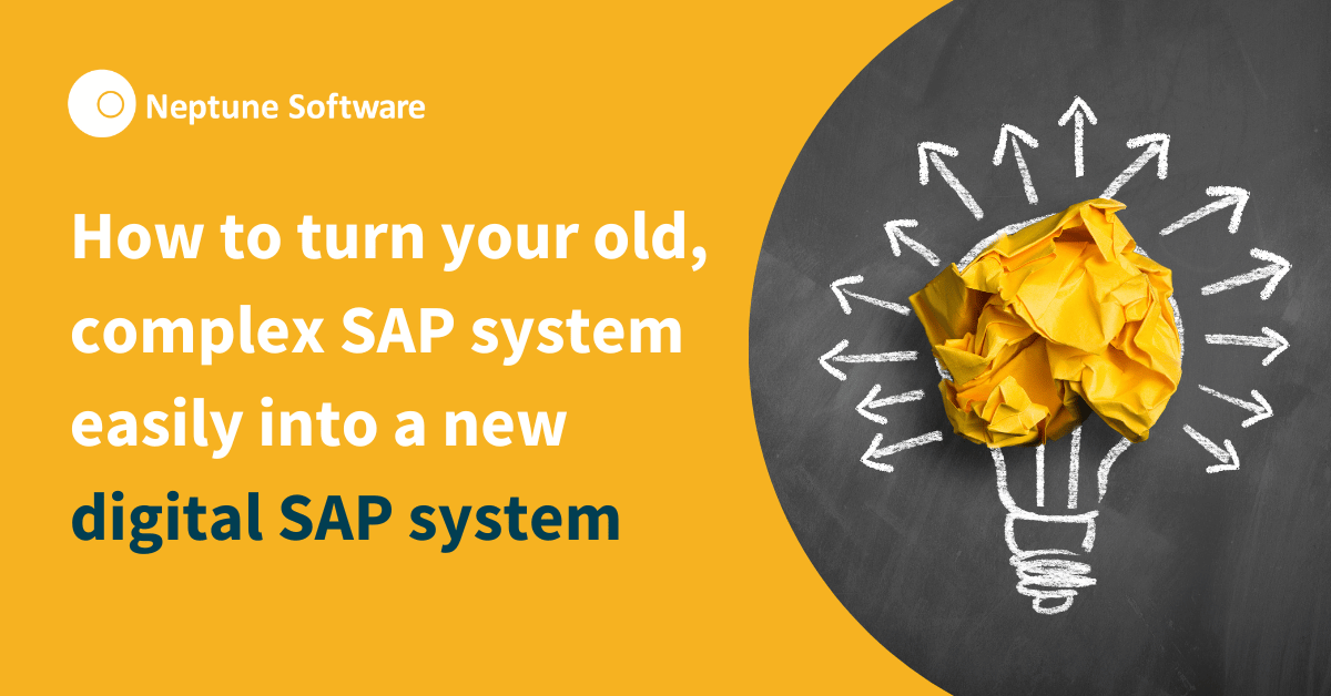 Turn old, complex SAP system easily into a new digital SAP system 